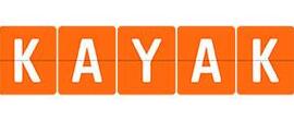 KAYAK brand logo for reviews of travel and holiday experiences