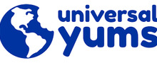 Universal Yums brand logo for reviews of food and drink products