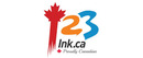 123Ink brand logo for reviews of online shopping for Office, hobby & party supplies products