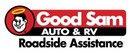 Good Sam Roadside brand logo for reviews of insurance providers, products and services