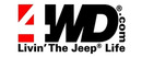4WD brand logo for reviews of car rental and other services