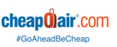 CheapOair brand logo for reviews of travel and holiday experiences