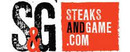 Steak And Games brand logo for reviews of food and drink products