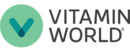Vitamin World brand logo for reviews of diet & health products