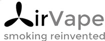 AirVape brand logo for reviews of E-smoking