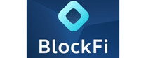 BlockFi brand logo for reviews of financial products and services
