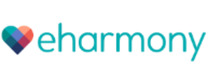 Eharmony brand logo for reviews of dating websites and services