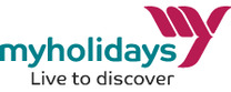 Myholidays brand logo for reviews of travel and holiday experiences