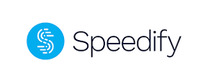 Speedify brand logo for reviews of mobile phones and telecom products or services