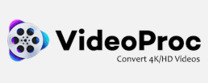 VideoProc brand logo for reviews of Software