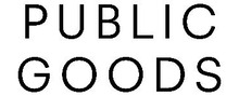 Public Goods brand logo for reviews of online shopping for Personal care products