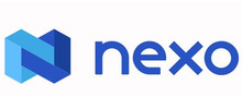 Nexo brand logo for reviews of financial products and services