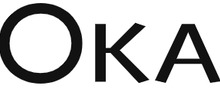 OKA brand logo for reviews of online shopping for Homeware products