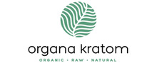 Organa Kratom brand logo for reviews of diet & health products