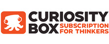 The Curiosity Box brand logo for reviews of online shopping for Office, hobby & party supplies products