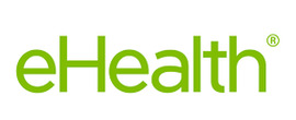 EHealth brand logo for reviews of insurance providers, products and services