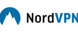 NordVPN brand logo for reviews of mobile phones and telecom products or services