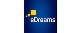 EDreams brand logo for reviews of travel and holiday experiences