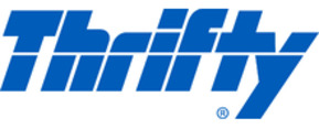 Thrifty Rent-A-Car brand logo for reviews of car rental and other services