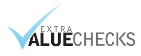 Extra Value Checks brand logo for reviews of financial products and services