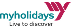 Myholidays brand logo for reviews of travel and holiday experiences