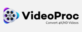 VideoProc brand logo for reviews of Software